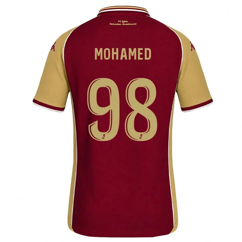 Danxen Heren Idris Mohamed #98 Goudenrood Donkerrood Thuisshirt Thuistenue 2026/27 T-Shirt