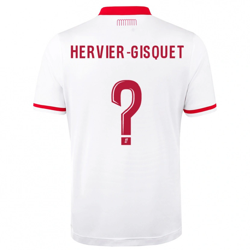 Danxen Heren Théo Hervier-Gisquet #0 Rood Wit Thuisshirt Thuistenue 2026/27 T-Shirt