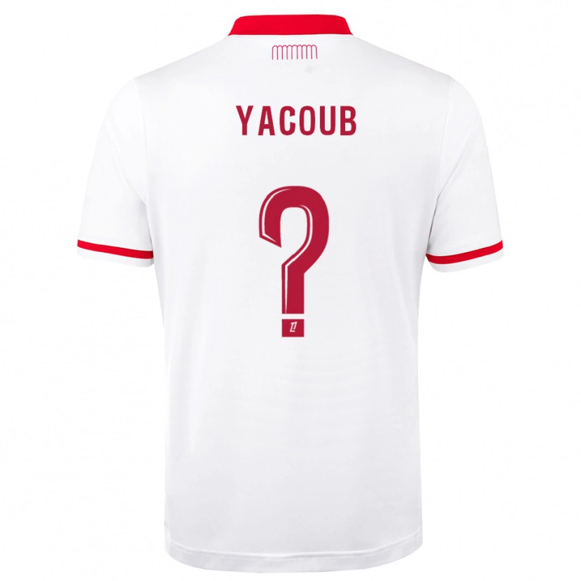 Danxen Heren Béchir Yacoub #0 Rood Wit Thuisshirt Thuistenue 2026/27 T-Shirt
