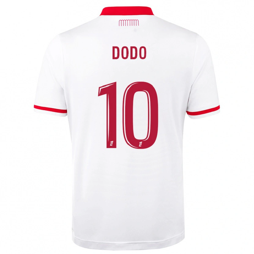 Danxen Heren Yannick Dodo #10 Rood Wit Thuisshirt Thuistenue 2026/27 T-Shirt