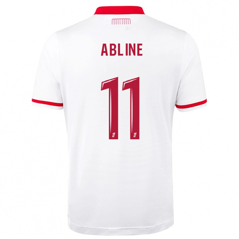 Danxen Heren Matthis Abline #11 Rood Wit Thuisshirt Thuistenue 2026/27 T-Shirt