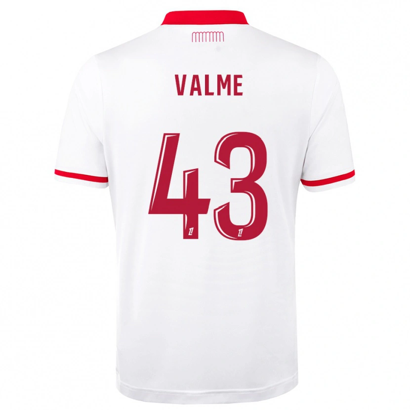 Danxen Heren Ritchy Valme #43 Rood Wit Thuisshirt Thuistenue 2026/27 T-Shirt