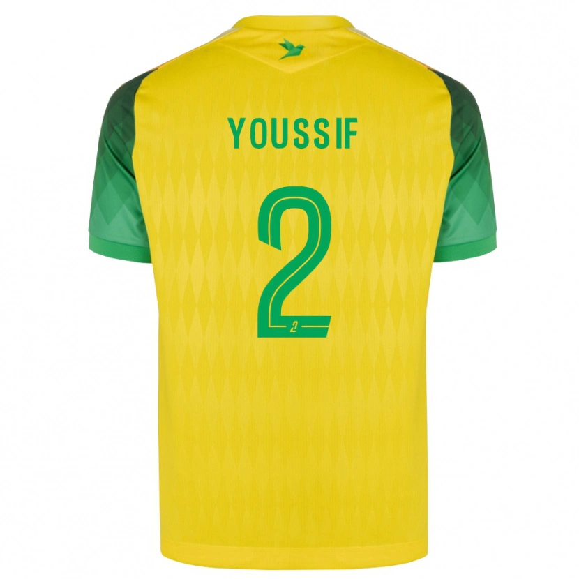 Danxen Heren Ali Youssif #2 Geel Groen Rood Thuisshirt Thuistenue 2026/27 T-Shirt