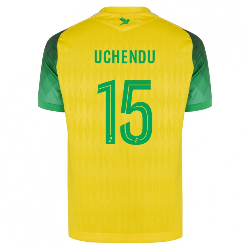 Danxen Heren Chinaza Uchendu #15 Geel Groen Rood Thuisshirt Thuistenue 2026/27 T-Shirt