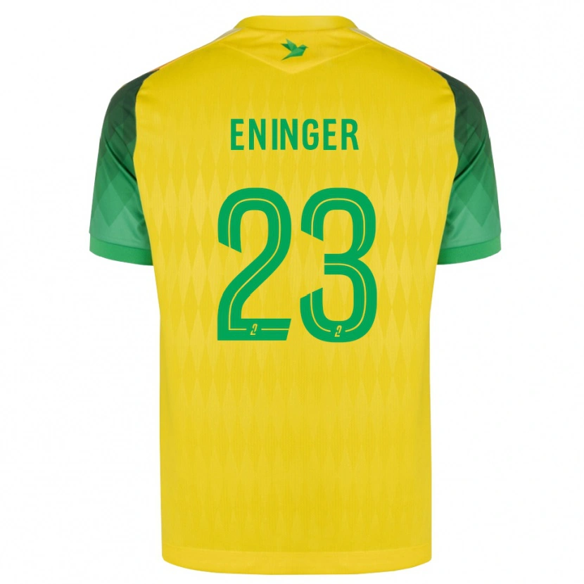 Danxen Heren Thelma Eninger #23 Geel Groen Rood Thuisshirt Thuistenue 2026/27 T-Shirt