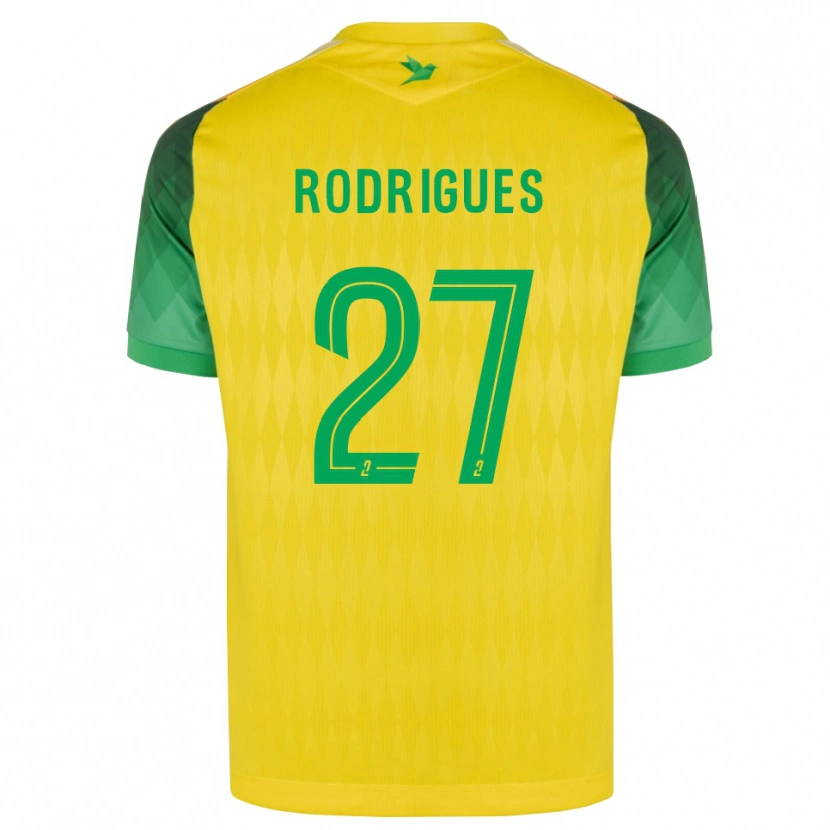Danxen Heren Nelly Rodrigues #27 Geel Groen Rood Thuisshirt Thuistenue 2026/27 T-Shirt