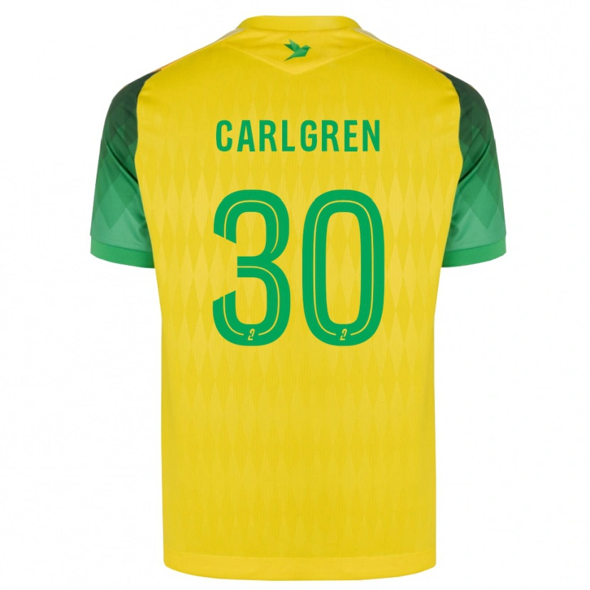 Danxen Heren Patrik Carlgren #30 Geel Groen Rood Thuisshirt Thuistenue 2026/27 T-Shirt