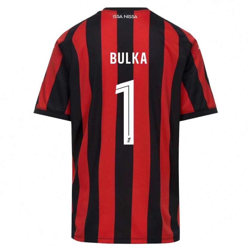 Danxen Heren Marcin Bulka #1 Rood Zwart Wit Thuisshirt Thuistenue 2026/27 T-Shirt
