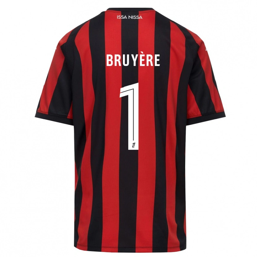 Danxen Heren Théo Bruyère #1 Rood Zwart Wit Thuisshirt Thuistenue 2026/27 T-Shirt