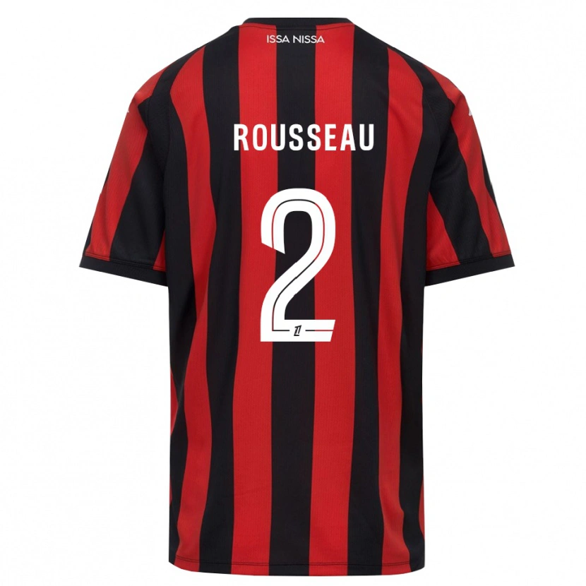 Danxen Heren Marina Rousseau #2 Rood Zwart Wit Thuisshirt Thuistenue 2026/27 T-Shirt