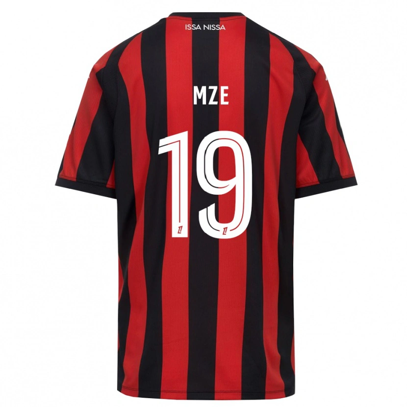 Danxen Heren Yrma Mze Issa #19 Rood Zwart Wit Thuisshirt Thuistenue 2026/27 T-Shirt