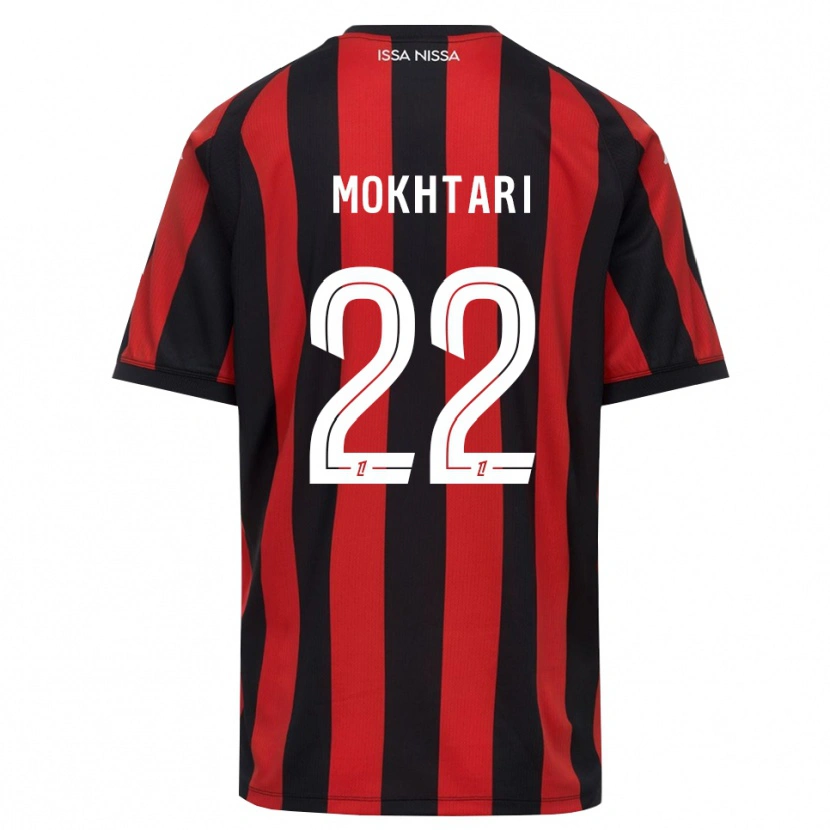 Danxen Heren Jade Mokhtari #22 Rood Zwart Wit Thuisshirt Thuistenue 2026/27 T-Shirt