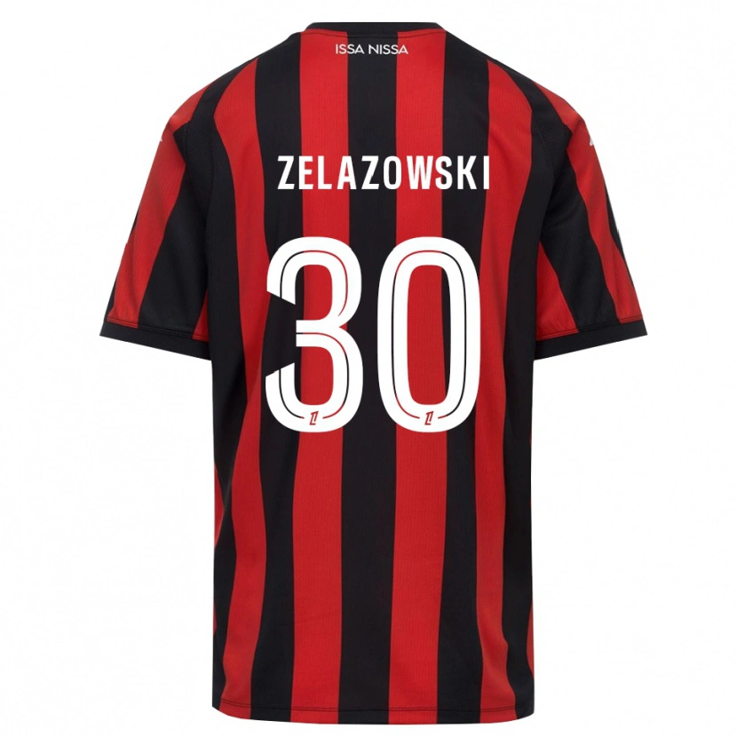 Danxen Heren Bartosz Zelazowski #30 Rood Zwart Wit Thuisshirt Thuistenue 2026/27 T-Shirt