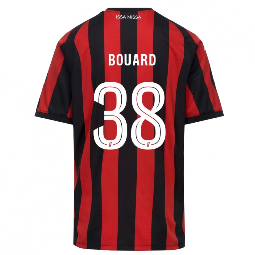 Danxen Heren Enguerrand Bouard #38 Rood Zwart Wit Thuisshirt Thuistenue 2026/27 T-Shirt