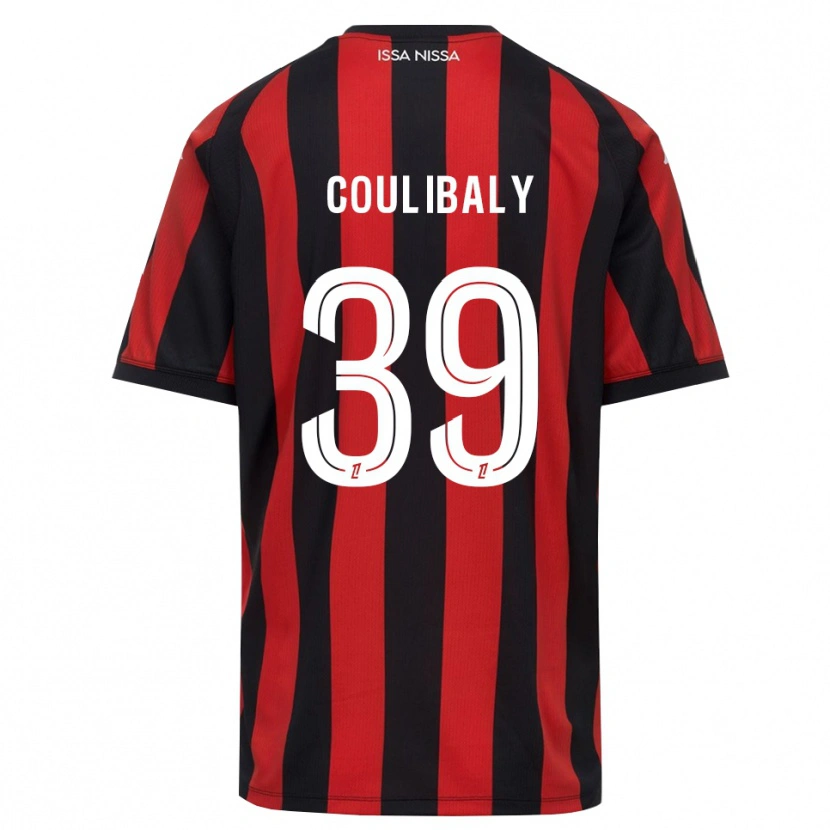 Danxen Heren Djibril Coulibaly #39 Rood Zwart Wit Thuisshirt Thuistenue 2026/27 T-Shirt