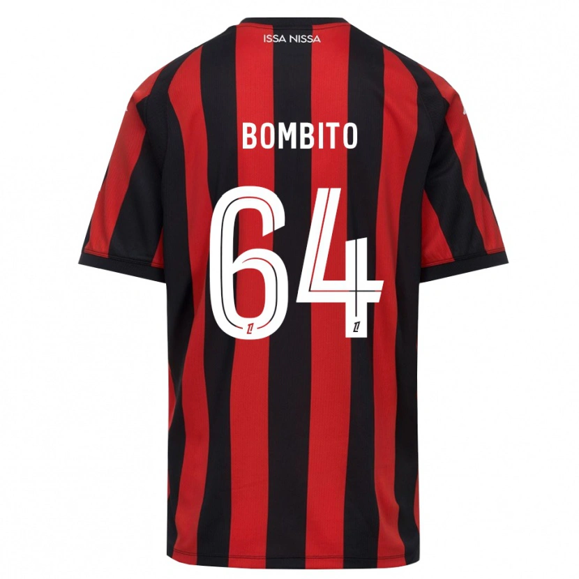 Danxen Heren Moïse Bombito #64 Rood Zwart Wit Thuisshirt Thuistenue 2026/27 T-Shirt