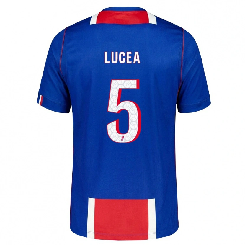 Danxen Heren Dimitri Lucea #5 Rood Wit Blauw Thuisshirt Thuistenue 2026/27 T-Shirt