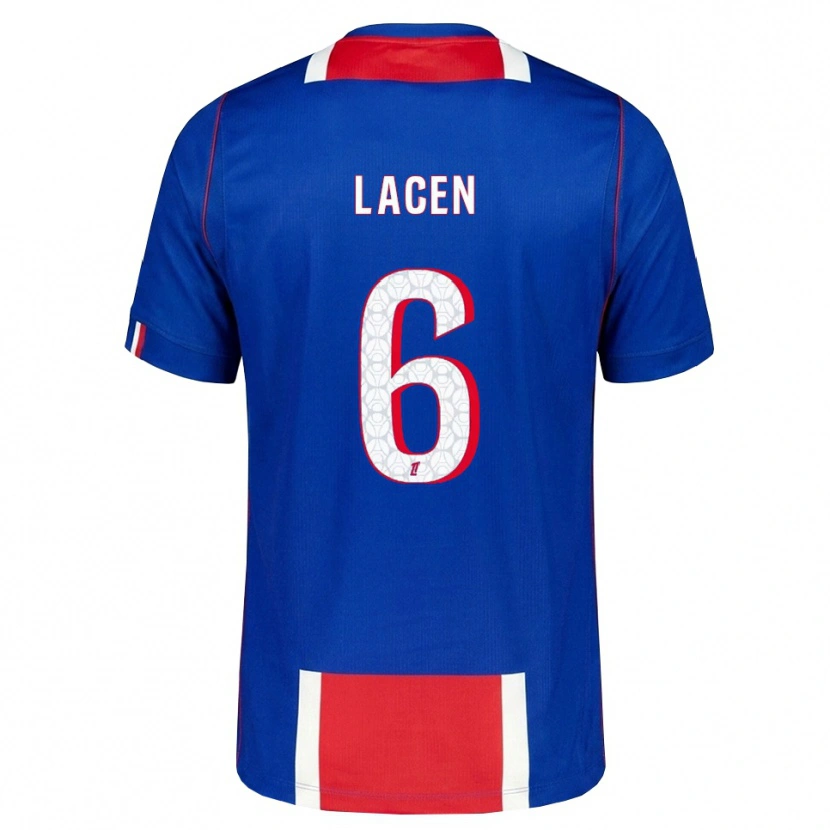 Danxen Heren Michaël Lacen #6 Rood Wit Blauw Thuisshirt Thuistenue 2026/27 T-Shirt
