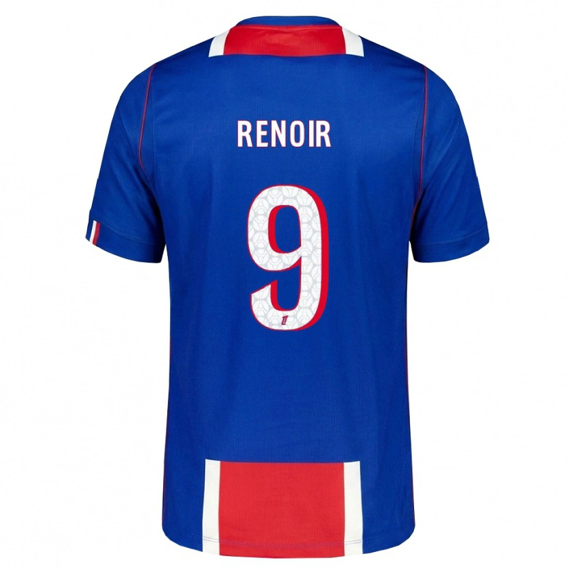 Danxen Heren Eddrick Renoir #9 Rood Wit Blauw Thuisshirt Thuistenue 2026/27 T-Shirt