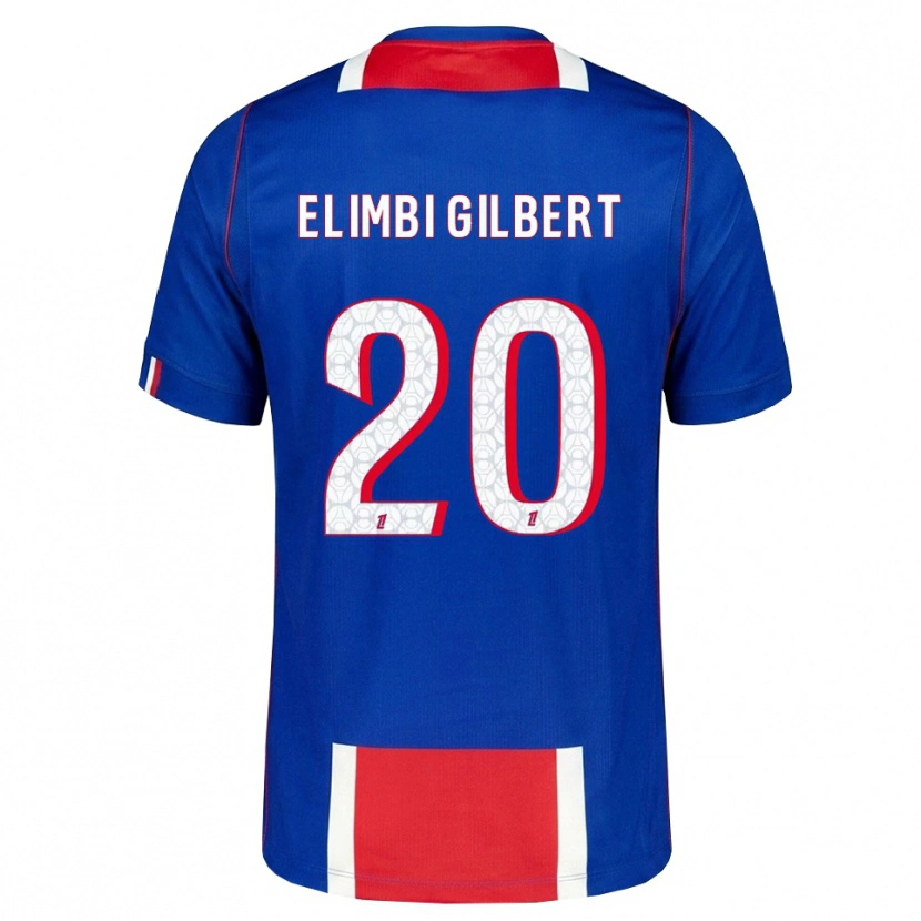 Danxen Heren Tara Elimbi Gilbert #20 Rood Wit Blauw Thuisshirt Thuistenue 2026/27 T-Shirt