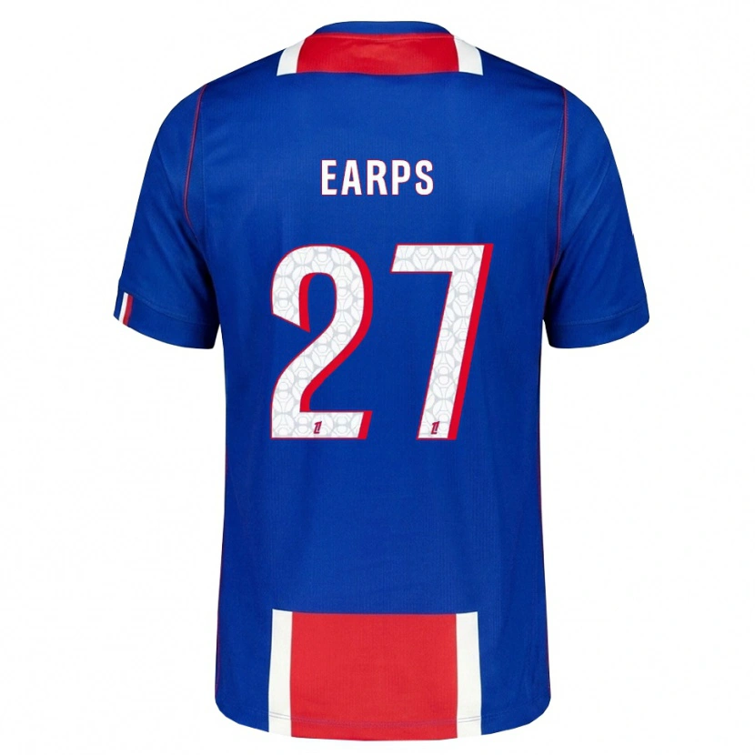 Danxen Heren Mary Earps #27 Rood Wit Blauw Thuisshirt Thuistenue 2026/27 T-Shirt