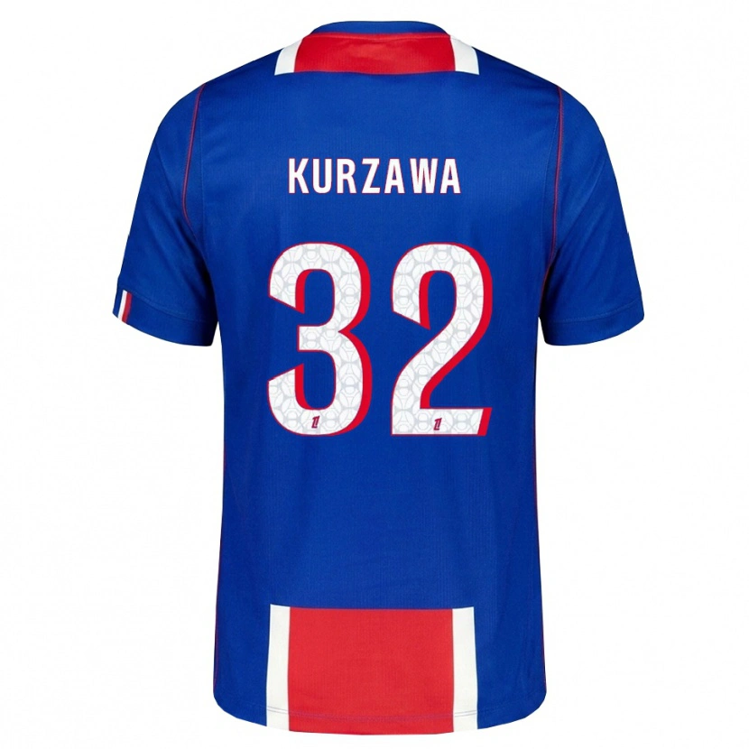 Danxen Heren Layvin Kurzawa #32 Rood Wit Blauw Thuisshirt Thuistenue 2026/27 T-Shirt