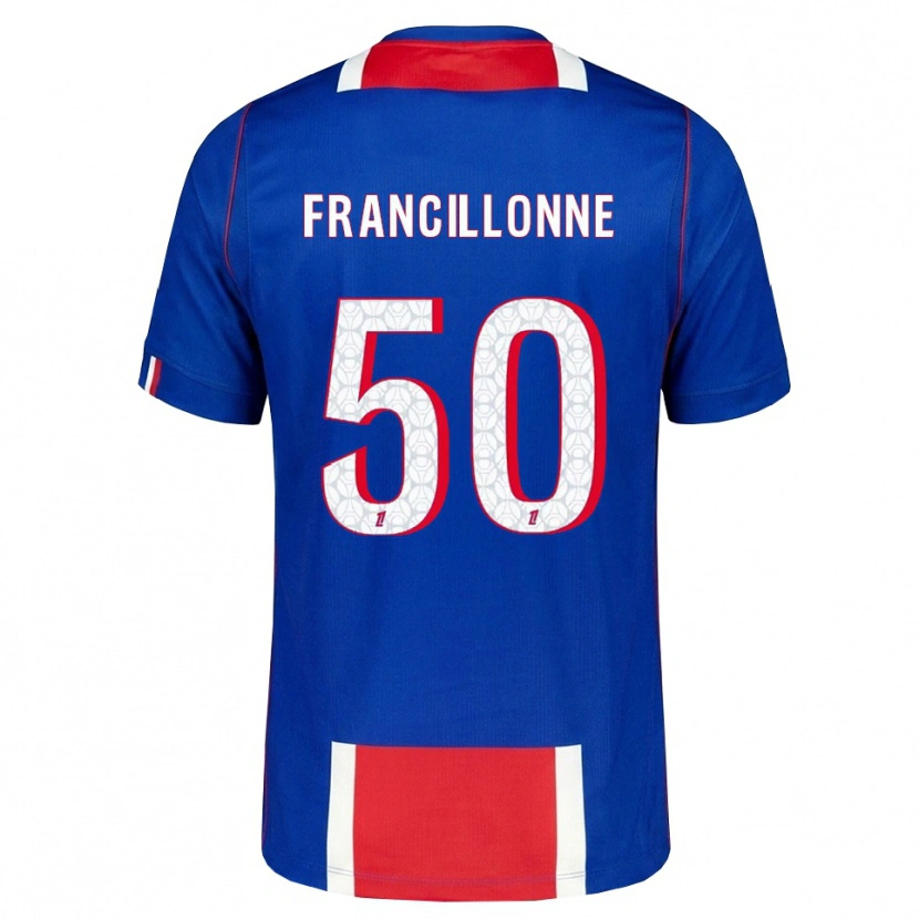Danxen Heren Bryan Francillonne #50 Rood Wit Blauw Thuisshirt Thuistenue 2026/27 T-Shirt