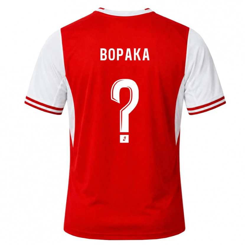 Danxen Heren Yohann Bopaka #0 Rood Wit Thuisshirt Thuistenue 2026/27 T-Shirt