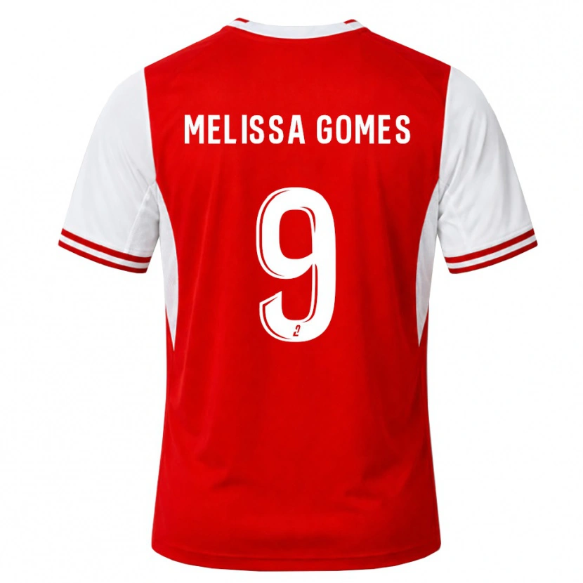 Danxen Heren Melissa Ferreira Gomes #9 Rood Wit Thuisshirt Thuistenue 2026/27 T-Shirt