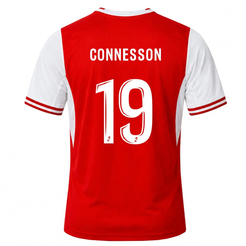 Danxen Heren Adele Connesson #19 Rood Wit Thuisshirt Thuistenue 2026/27 T-Shirt