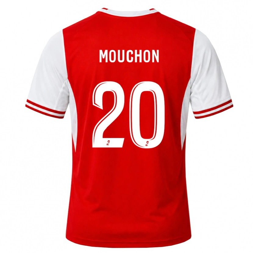 Danxen Heren Noemie Mouchon #20 Rood Wit Thuisshirt Thuistenue 2026/27 T-Shirt