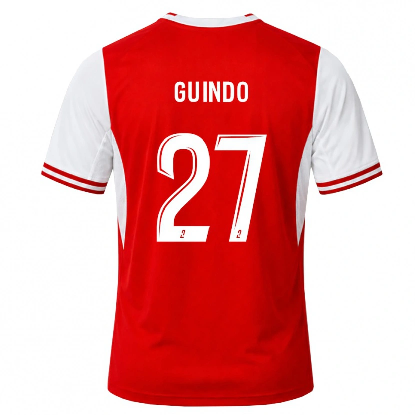 Danxen Heren Daouda Guindo #27 Rood Wit Thuisshirt Thuistenue 2026/27 T-Shirt