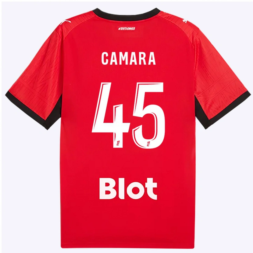 Danxen Heren Mahdi Camara #45 Rood Zwart Wit Thuisshirt Thuistenue 2026/27 T-Shirt