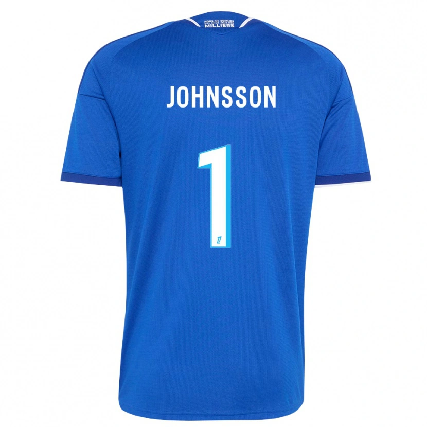 Danxen Heren Karl-Johan Johnsson #1 Koninklijk Blauw Wit Thuisshirt Thuistenue 2026/27 T-Shirt