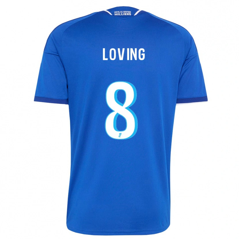 Danxen Heren Emma Loving #8 Koninklijk Blauw Wit Thuisshirt Thuistenue 2026/27 T-Shirt