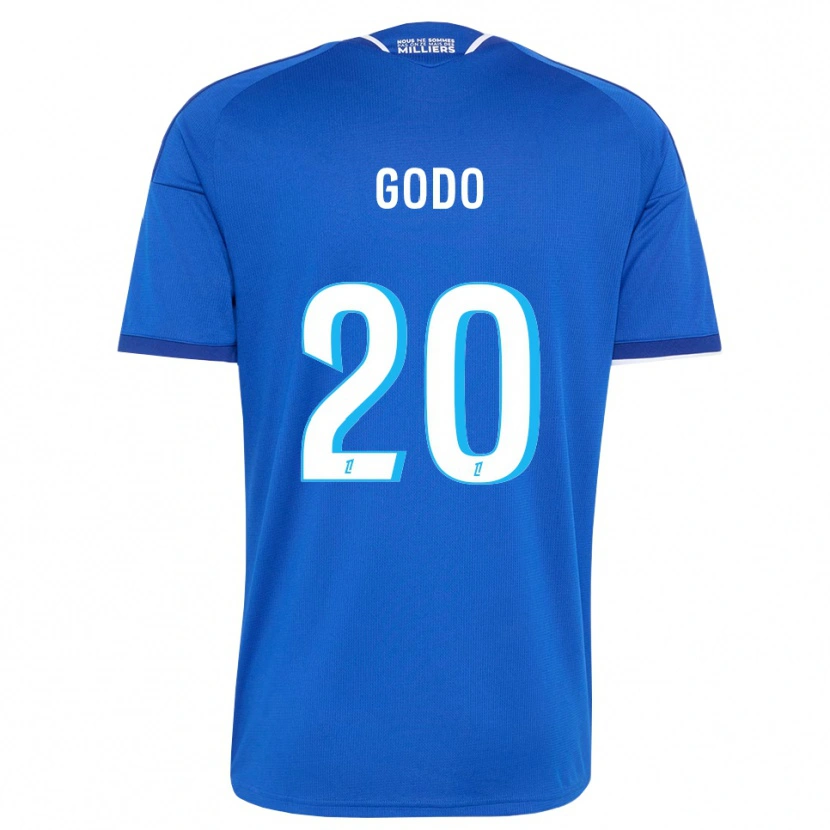 Danxen Heren Martial Godo #20 Koninklijk Blauw Wit Thuisshirt Thuistenue 2026/27 T-Shirt