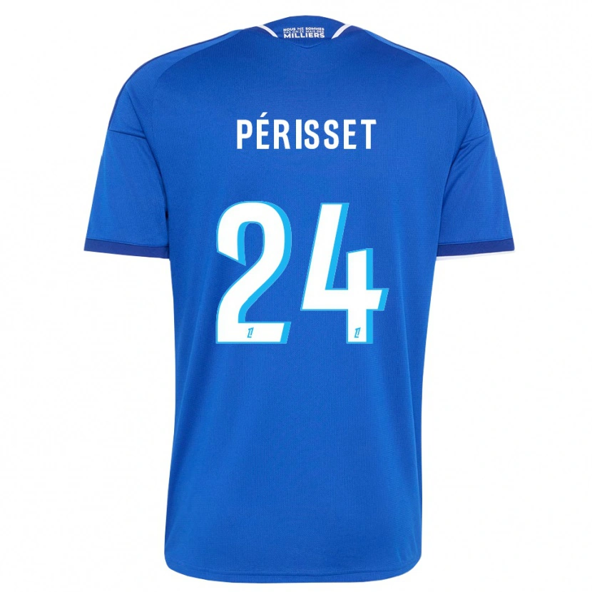 Danxen Heren Ève Périsset #24 Koninklijk Blauw Wit Thuisshirt Thuistenue 2026/27 T-Shirt