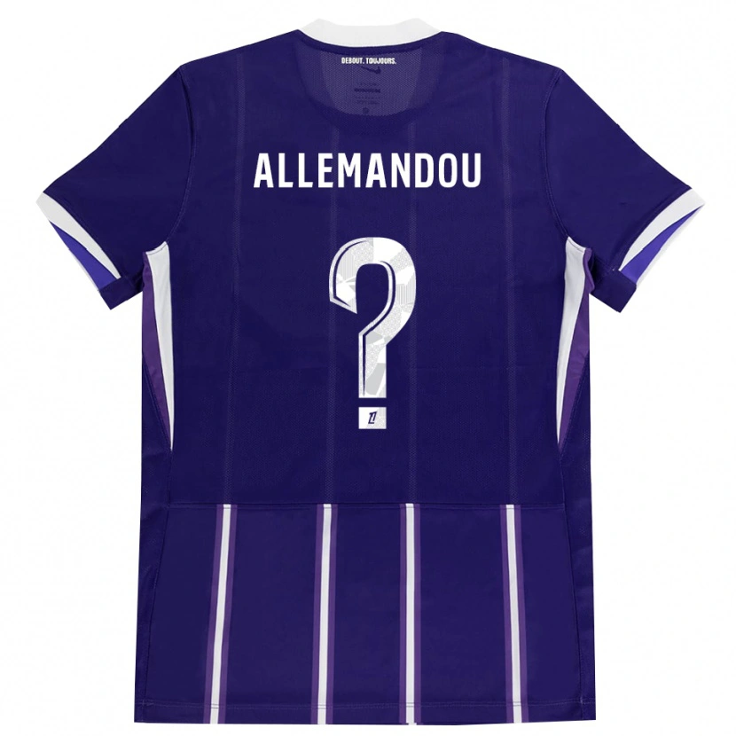 Danxen Heren Teddy Allemandou #0 Paars Wit Thuisshirt Thuistenue 2026/27 T-Shirt