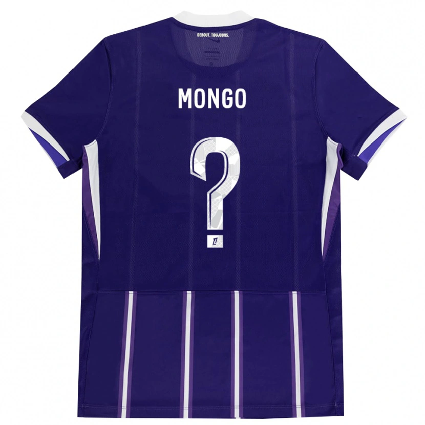 Danxen Heren Pierre-Wyatt Mongo #0 Paars Wit Thuisshirt Thuistenue 2026/27 T-Shirt
