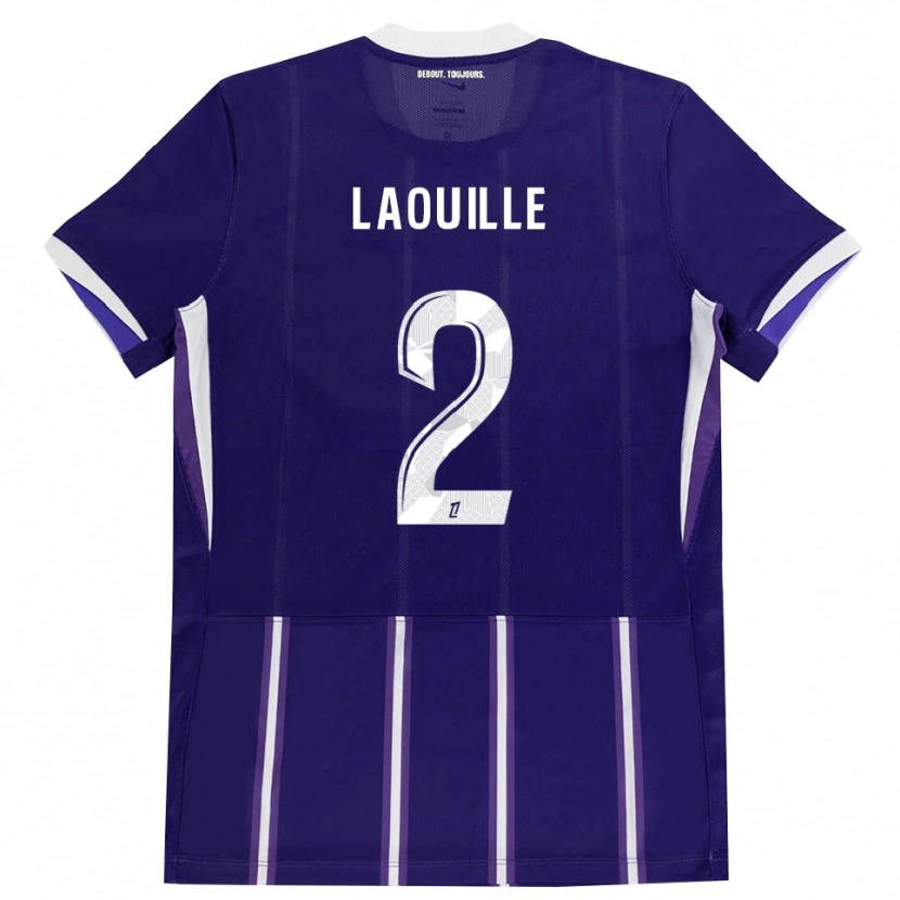 Danxen Heren Rafaël Laouille #2 Paars Wit Thuisshirt Thuistenue 2026/27 T-Shirt