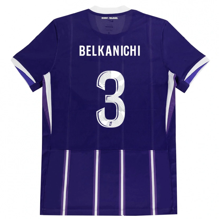 Danxen Heren Anas Belkanichi #3 Paars Wit Thuisshirt Thuistenue 2026/27 T-Shirt