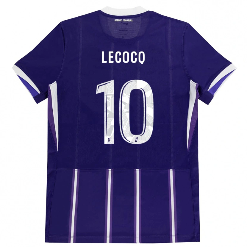 Danxen Heren Anaëlle Lecocq #10 Paars Wit Thuisshirt Thuistenue 2026/27 T-Shirt