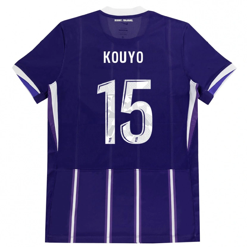 Danxen Heren Dan Kouyo #15 Paars Wit Thuisshirt Thuistenue 2026/27 T-Shirt