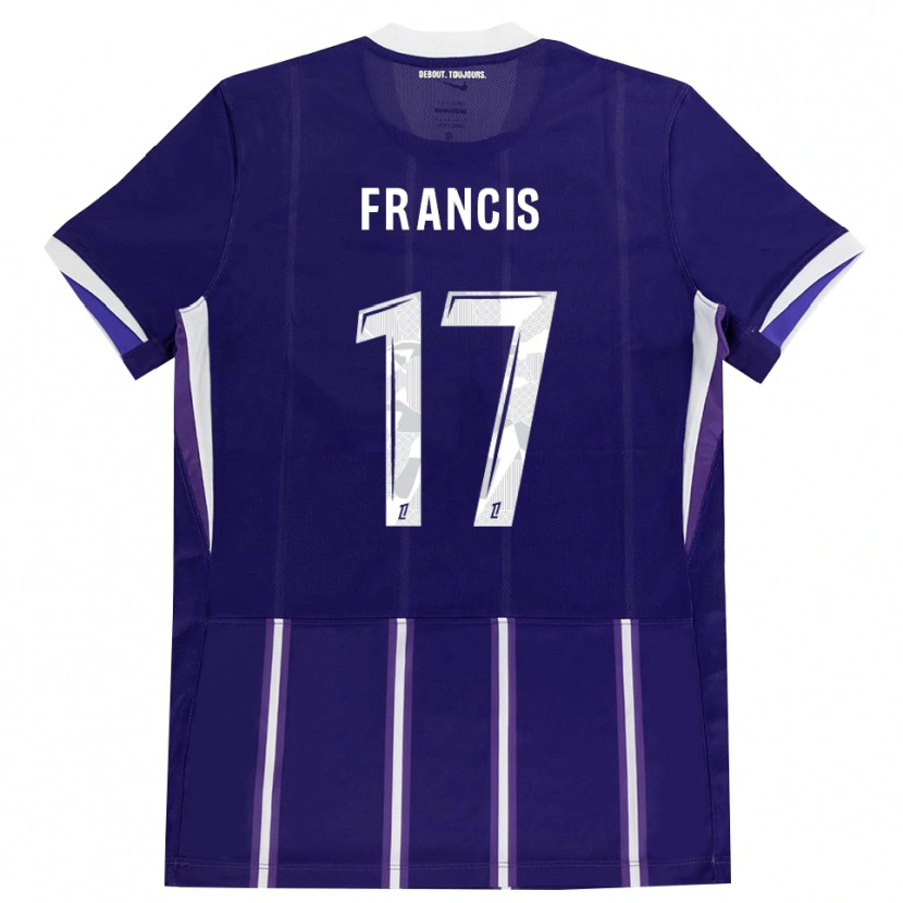 Danxen Heren Abu Francis #17 Paars Wit Thuisshirt Thuistenue 2026/27 T-Shirt