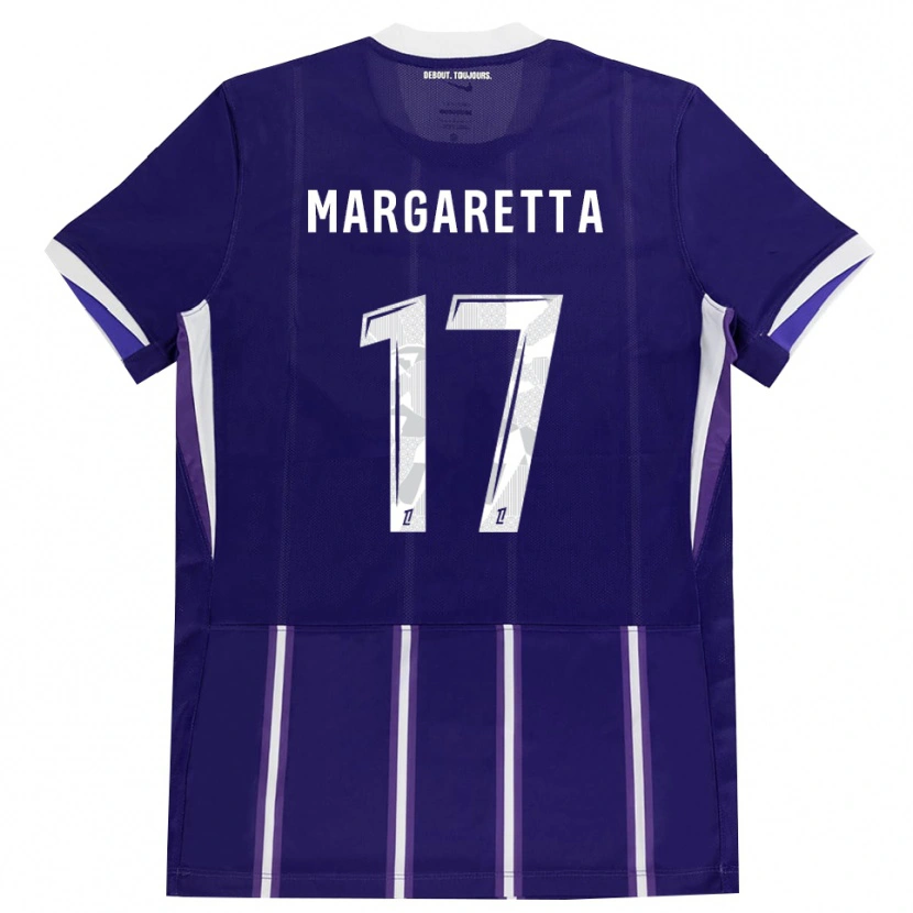 Danxen Heren Jessica Margaretta #17 Paars Wit Thuisshirt Thuistenue 2026/27 T-Shirt