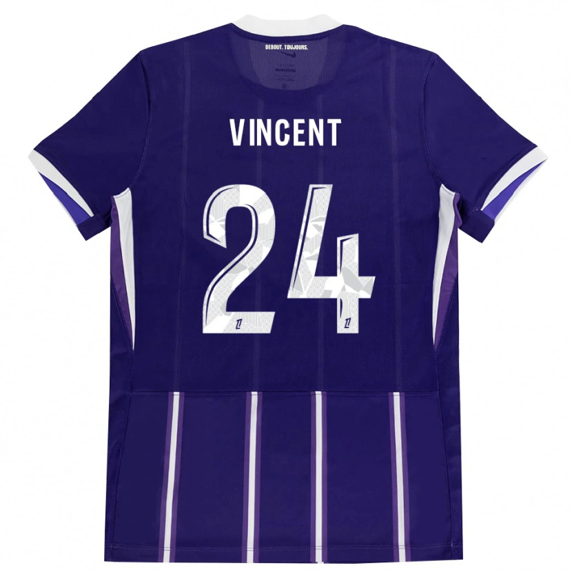 Danxen Heren Magalie Vincent #24 Paars Wit Thuisshirt Thuistenue 2026/27 T-Shirt