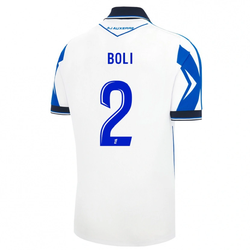 Danxen Heren Franck Boli #2 Zwart Wit Blauw Thuisshirt Thuistenue 2026/27 T-Shirt