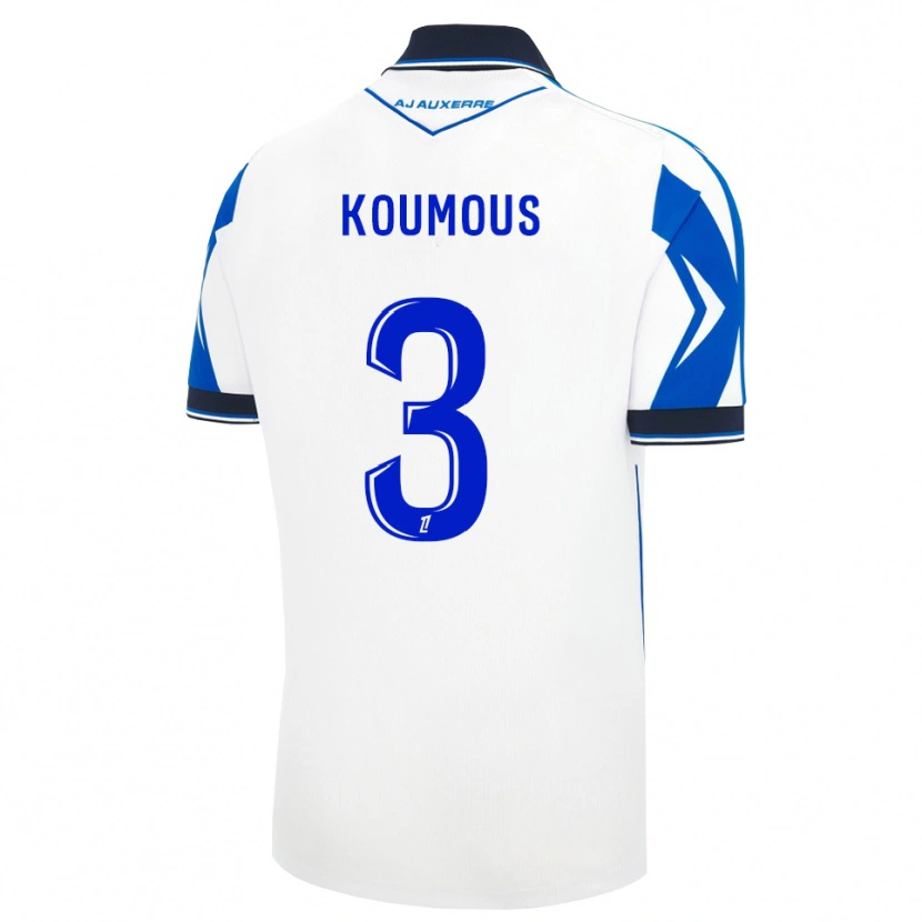 Danxen Heren Ken Koumous #3 Zwart Wit Blauw Thuisshirt Thuistenue 2026/27 T-Shirt