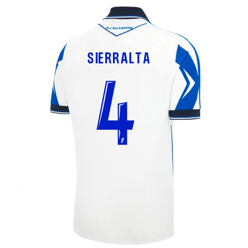 Danxen Heren Francisco Sierralta #4 Zwart Wit Blauw Thuisshirt Thuistenue 2026/27 T-Shirt