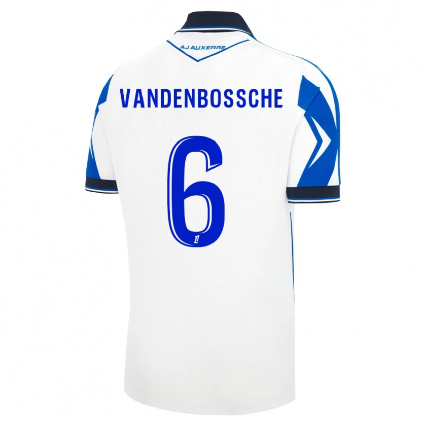 Danxen Heren Louka Vandenbossche #6 Zwart Wit Blauw Thuisshirt Thuistenue 2026/27 T-Shirt
